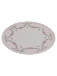 Vorschaubild 1 von Kuchenteller Porcelaine Rose Blumenmuster Schleife 19 cm