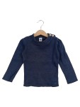Vorschaubild 1 von Pullover Blau Gr. 104 (102) Baumwolle Zierknöpfe