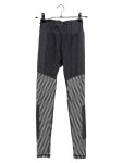 Vorschaubild 1 von Damen Leggings Sport Fitness Hose gemustert Schwarz Gr. XS