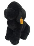 Vorschaubild 1 von Labrador Hund Kuscheltier Plüschtier Schwarz 11cm Knopf im Ohr