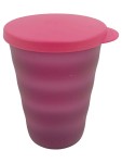 Vorschaubild 1 von Trinkbecher Becher mit Deckel 300ml Lila Kunststoff