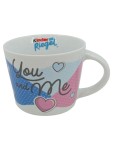 Vorschaubild 1 von Kinder Riegel Tasse You and Me Porzellan Mehrfarbig 300ml