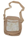 Vorschaubild 1 von Umhängetasche Damen Beige Blumenmuster Stoff