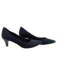 Vorschaubild 1 von Tamaris Pumps Damen Schwarz Veloursleder-Optik Klassisch Gr. 39