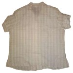 Vorschaubild 3 von Hemdbluse Damen Gr. 52 Weiß Viskose-Mix Kurzarm