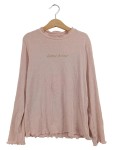 Vorschaubild 1 von Pullover Rosa Gr. 140 Rippstrick Rüschen Schriftzug