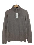 Vorschaubild 1 von Herren Pullover Troyer Grau Gr. 48 M Wolle Reißverschluss