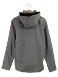 Vorschaubild 2 von Herren Softshelljacke Grau Gr. M Kapuze Outdoor Jacke