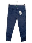 Vorschaubild 1 von Damen Stoffhose Blau Gr. 40 W31 Stickerei