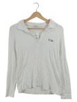Vorschaubild 1 von Damen Poloshirt Langarmshirt Weiß Gr. 36 S Casual