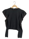 Vorschaubild 1 von Damen Pullover Schwarz Gr. 38 M Pailletten Rüschen Glamourös