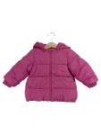 Vorschaubild 1 von Steppjacke Kinder Mädchen Pink Punkte Gr. 74 Kapuze