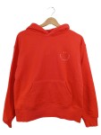 Vorschaubild 1 von Damen Kapuzenpullover Hoodie Rot Gr. 36 S Smiley Print Casual