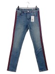 Vorschaubild 1 von Damen Jeans Slim Fit Blau Gr. 34 W26 Seitenstreifen