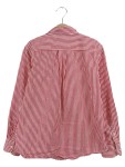 Vorschaubild 2 von Freizeithemd Kinder Gr. 140 Rot Baumwolle Gestreift Preppy