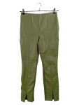 Vorschaubild 1 von Damen Lederhose Kunstleder Oliv Gr. 40 L27 Zierknöpfe Modern