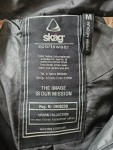 Vorschaubild 3 von Regenjacke Damen Gr. 40/L Schwarz Baumwolle Uni Outdoor Langarm