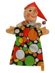 Vorschaubild 1 von Handpuppe Clown mit Glocke Kasperlepuppe Knopf im Ohr 255007 Vintage