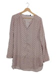 Vorschaubild 1 von Damen Bluse Rosa Paisley Gr. 40 L Viskose Langarm Casual