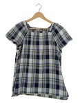 Vorschaubild 1 von Damen T-Shirt Kurzarm Kariert Mehrfarbig Gr. 38 M Baumwolle Casual
