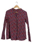Vorschaubild 1 von Damen Bluse Rot Blumenmuster Langarm Gr. 40 L