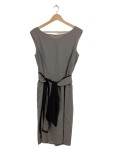 Vorschaubild 1 von Businesskleid Etuikleid Damen Grau Gr. 42 XL Schleife