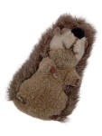 Vorschaubild 1 von Kuscheltier Igel Braun 17 cm Plüschtier Stofftier Knopf im Ohr