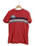 Vorschaubild 1 von Herren T-Shirt Rot Gr. 50 L Palmen-Print Casual Baumwolle