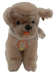 Vorschaubild 1 von Kuscheltier Hund Mopsy Vintage Plüschtier Beige Sammlerstück