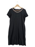 Vorschaubild 1 von Damen Cocktailkleid Kleines Schwarzes Gr. 40 Schwarz Strasssteine