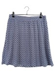 Vorschaubild 1 von Damen A-Linienrock Rock Gr. 36 S Blau Geometrisch Midirock Casual