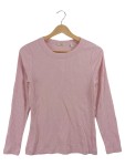 Vorschaubild 1 von Damen Langarmshirt Rosa Gr. 34 XS Rippstrick Basic