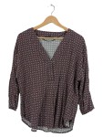 Vorschaubild 1 von Damen Bluse Gr. 40 L Mehrfarbig Geometrisch Casual Viskose