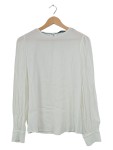 Vorschaubild 1 von Damen Bluse Langarm Weiß Gr. 38 Basic Viskose