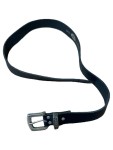 Vorschaubild 3 von Gürtel Schwarz Gr. 75 Leder Uni Casual Freizeit 4 cm 79 cm