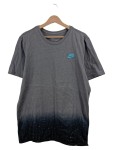 Vorschaubild 1 von Air T-Shirt Herren Gr. 50/L Grau Schwarz Farbverlauf Kurzarm Baumwolle