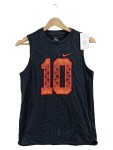 Vorschaubild 1 von Sport Top Shirt Kinder Gr. 152, 158 Schwarz Ärmellos Logo Print