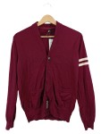 Vorschaubild 1 von Rugby Strickjacke Damen Gr. 36 S Rot Baumwolle Cardigan Preppy