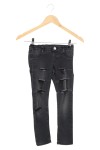 Vorschaubild 1 von Destroyed Jeans Kinder Gr. 128 Schwarz Modern Denim Hose