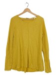Vorschaubild 1 von Damen Langarmshirt Gelb Gr. 36 S Basic Meliert