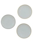 Vorschaubild 1 von Unterteller Set 3-teilig Weiß Porzellan 11, 5 cm Klassisch