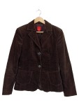 Vorschaubild 1 von Damen Cordjacke Blazer Braun Gr. 38 M Klassisch Baumwolle
