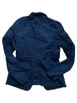 Vorschaubild 2 von Blazer Damen Blau Gr. 34/XS Baumwolle Casual Langarm Frühjahr/Sommer