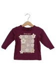 Vorschaubild 1 von Langarmshirt Mädchen Gr. 80 Lila Blumen Casual