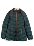 Vorschaubild 1 von Damen Steppjacke Grün Gr. 36 S Casual Kapuze Reißverschluss