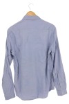 Vorschaubild 2 von Herren Business Hemd Blau Gr. M/40 Klassisch Langarm Baumwolle
