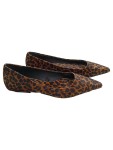 Vorschaubild 1 von Damen Ballerinas Braun Animal-Print Leopardenmuster Gr. 39