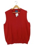 Vorschaubild 1 von Canda Herren Pullunder Gr. 50 L Rot V-Ausschnitt 100% Baumwolle Klassisch