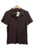 Vorschaubild 1 von Damen Poloshirt Braun Gr. 38 M Kurzarm Casual