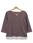 Vorschaubild 1 von Damen Pullover Gr. 40 L Mehrfarbig Hahnentritt 3, 4-Arm Casual